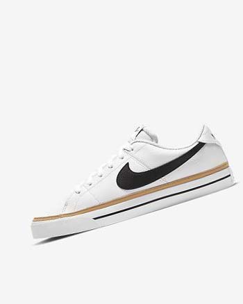 Nike Court Legacy Joggesko Herre Hvite Lyse Brune Svarte | NO4845