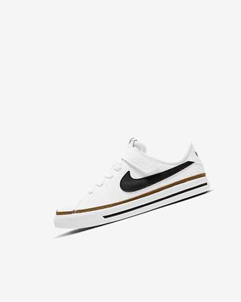 Nike Court Legacy Joggesko Jente Hvite Lyse Brune Svarte | NO2691