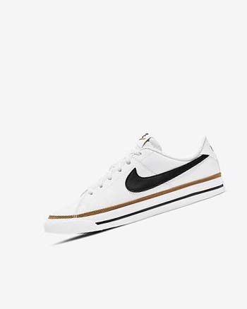 Nike Court Legacy Joggesko Jente Hvite Lyse Brune Svarte | NO5605