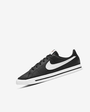 Nike Court Legacy Joggesko Jente Svarte Lyse Brune Hvite | NO2787