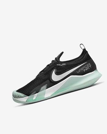 Nike Court React Vapor NXT Tennis Sko Herre Svarte Mint Hvite | NO2352