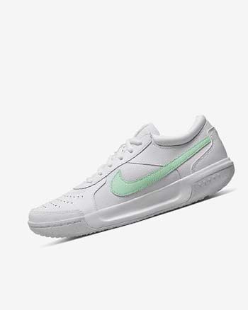 Nike Court Zoom Lite 3 Tennis Sko Dame Hvite Mint | NO5323