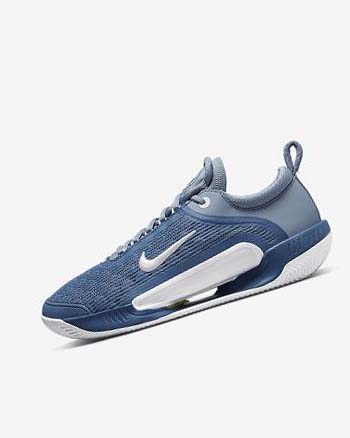 Nike Court Zoom NXT Tennis Sko Herre Marineblå Hvite | NO5039