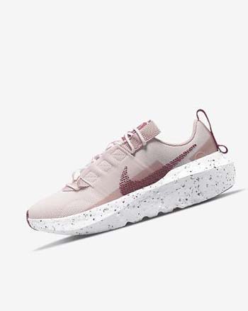 Nike Crater Impact Joggesko Dame Lyse Rosa Rosa Hvite Burgunder | NO4602