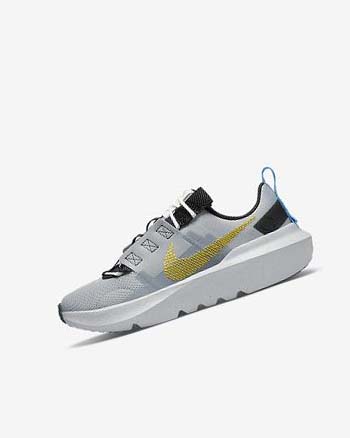 Nike Crater Impact Joggesko Jente Lyse Grå Blå Hvite | NO5010