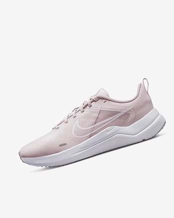 Nike Downshifter 12 Løpesko Vei Dame Rosa Rosa Hvite | NO1173