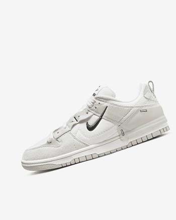 Nike Dunk Low Disrupt 2 Joggesko Dame Hvite Lyse Beige Svarte | NO2620