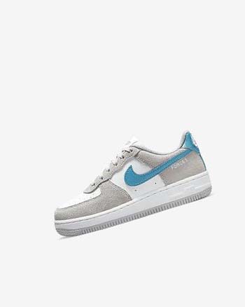 Nike Force 1 LV8 Sko Jente Lyse Grå Hvite Lyse Grå | NO5002