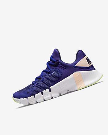 Nike Free Metcon 4 Treningssko Dame Rød Lyse Grønn Blå | NO5468