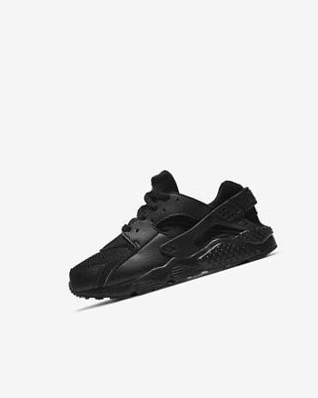 Nike Huarache Run Sko Gutt Svarte Svarte Svarte | NO2924