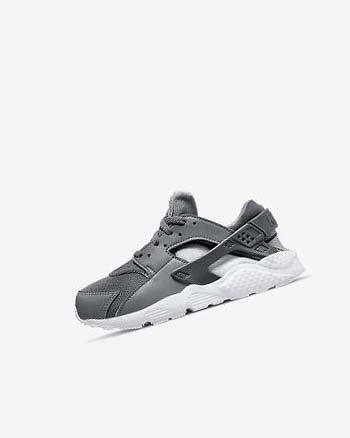 Nike Huarache Run Sko Jente Grå Grå Hvite Grå | NO5592