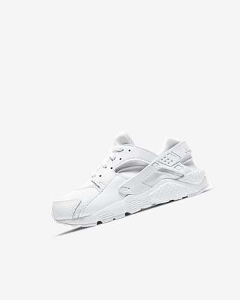 Nike Huarache Run Sko Jente Hvite Platina Hvite | NO2571