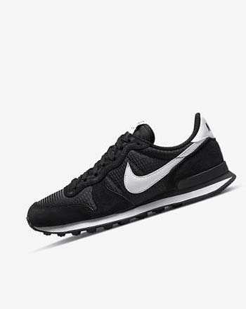 Nike Internationalist Joggesko Dame Svarte Mørke Grå Hvite | NO4843