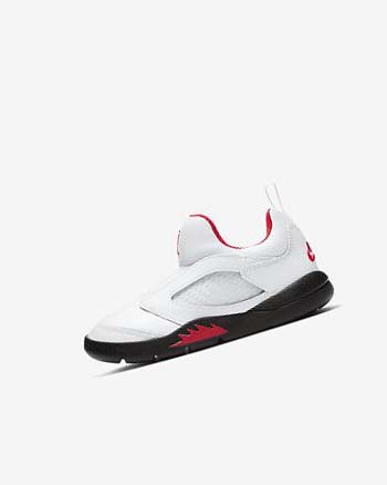 Nike Jordan 5 Retro Little Flex Sko Gutt Hvite Svarte Rød | NO2812