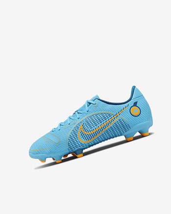 Nike Jr. Mercurial Vapor 14 Academy MG Fotballsko Jente Blå Oransje | NO2275