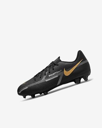 Nike Jr. Phantom GT2 Academy MG Fotballsko Gutt Svarte Metal Gull Mørke Grå Metal Mørke Grå | NO4601