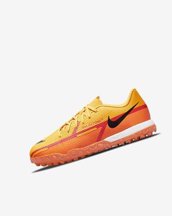 Nike Jr. Phantom GT2 Academy TF Fotballsko Jente Oransje Oransje Lyse Rød Svarte | NO4684