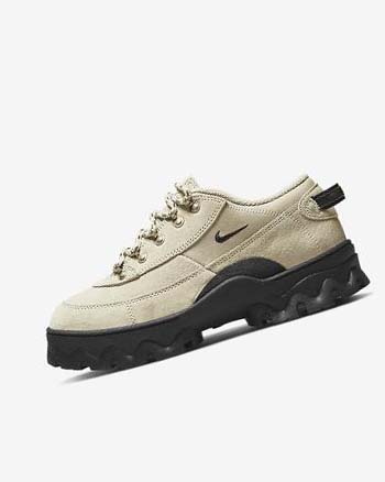 Nike Lahar Low Joggesko Dame Svarte Metal Gull Khaki | NO2582