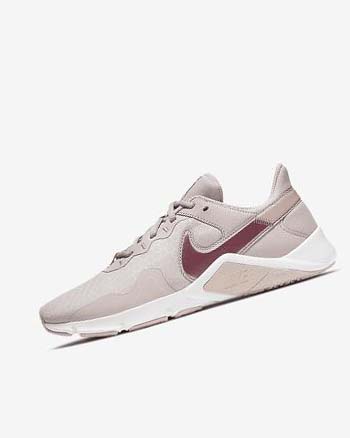 Nike Legend Essential 2 Treningssko Dame Platina Lilla Grå Lilla Hvite | NO5103