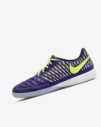 Nike Lunar Gato II IC Fotballsko Herre Lilla Svarte Hvite | NO2305