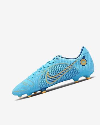 Nike Mercurial Vapor 14 Academy MG Fotballsko Herre Blå Oransje | NO2884