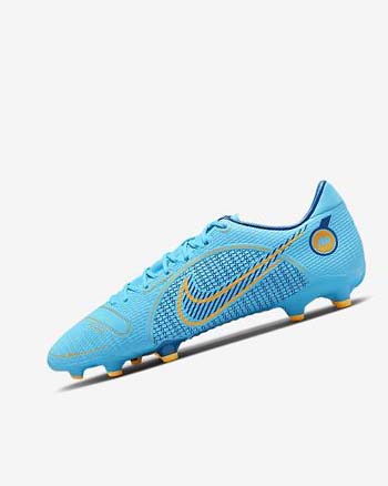 Nike Mercurial Vapor 14 Academy MG Fotballsko Dame Blå Oransje | NO5260