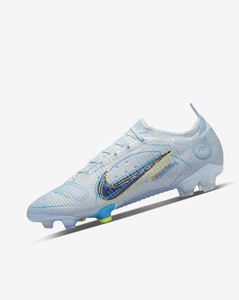 Nike Mercurial Vapor 14 Elite FG Fotballsko Dame Grå Lyse Blå Blå Blå | NO2881