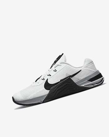 Nike Metcon 7 Treningssko Dame Hvite Grå Platina Svarte | NO3127