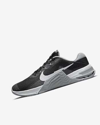 Nike Metcon 7 Treningssko Dame Svarte Grå Hvite Platina | NO3015