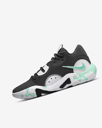 Nike PG 6 Basketsko Dame Svarte Hvite Mint | NO5107