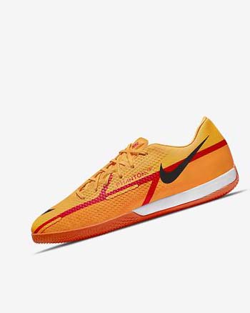 Nike Phantom GT2 Academy IC Fotballsko Dame Oransje Oransje Lyse Rød Svarte | NO5273