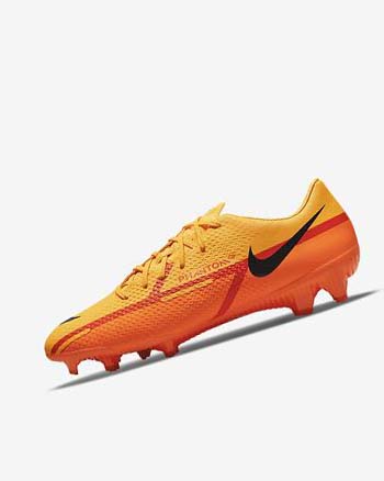 Nike Phantom GT2 Academy MG Fotballsko Dame Oransje Oransje Lyse Rød Svarte | NO4998