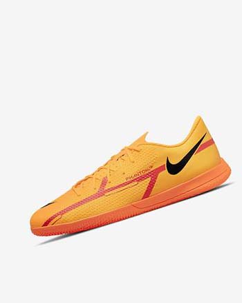 Nike Phantom GT2 Club IC Fotballsko Dame Oransje Oransje Lyse Rød Svarte | NO2629