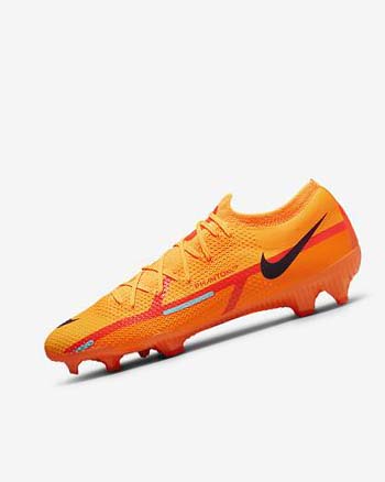 Nike Phantom GT2 Pro FG Fotballsko Dame Oransje Oransje Lyse Rød Svarte | NO1132