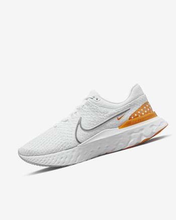 Nike React Infinity Run Flyknit 3 Løpesko Vei Herre Hvite Grå | NO2642