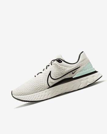 Nike React Infinity Run Flyknit 3 Løpesko Vei Herre Lyse Beige Svarte | NO4502