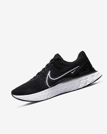 Nike React Infinity Run Flyknit 3 Løpesko Vei Herre Svarte Hvite | NO5255