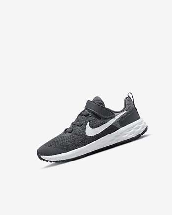 Nike Revolution 6 Løpesko Gutt Grå Grå Hvite | NO2249