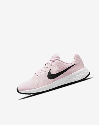 Nike Revolution 6 Løpesko Vei Gutt Rosa Svarte | NO5521