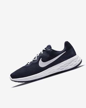 Nike Revolution 6 Next Nature Løpesko Vei Herre Marineblå Obsidian Hvite | NO2373