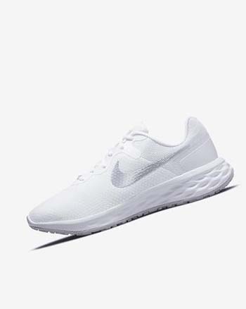 Nike Revolution 6 Next Nature Løpesko Vei Dame Hvite Platina Metal Sølv | NO5057