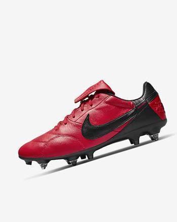 Nike The Premier 3 SG-PRO Anti-Clog Traction Fotballsko Herre Rød Rød Svarte | NO2809