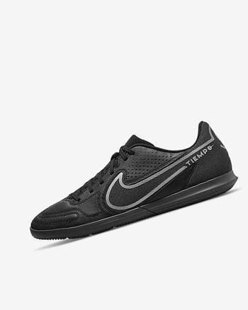 Nike Tiempo Legend 9 Club IC Fotballsko Herre Svarte Mørke Grå | NO4751