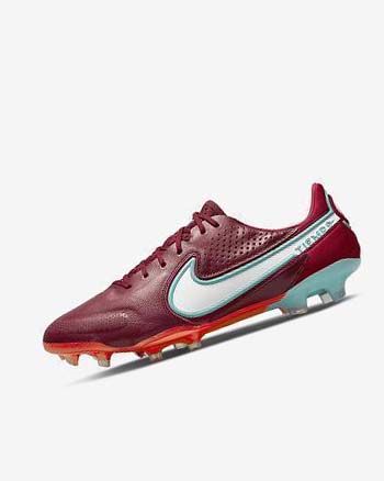 Nike Tiempo Legend 9 Elite FG Fotballsko Herre Rød Lyse Rød Hvite | NO2231