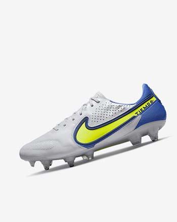 Nike Tiempo Legend 9 Elite SG-Pro AC Fotballsko Dame Grå Blå | NO3243