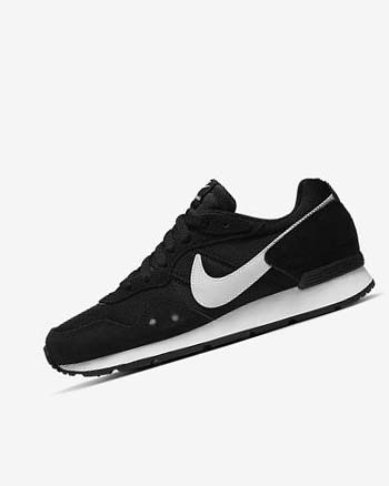 Nike Venture Runner Joggesko Dame Svarte Svarte Hvite | NO5067