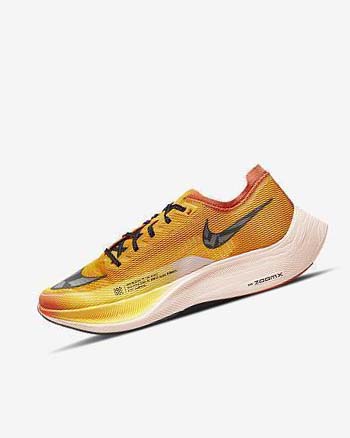 Nike ZoomX Vaporfly NEXT% 2 Ekiden Løpesko Vei Herre Gull Oransje Svarte | NO2246