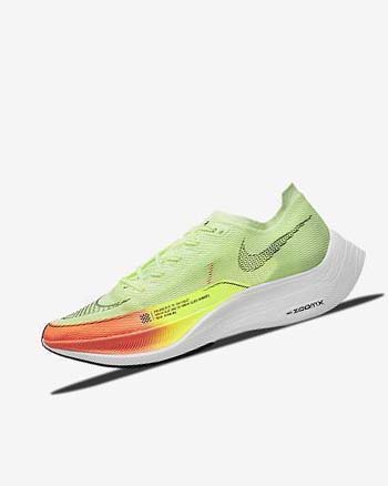 Nike ZoomX Vaporfly Next% 2 Løpesko Vei Herre Oransje Grønn | NO2563