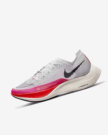 Nike ZoomX Vaporfly Next% 2 Løpesko Vei Dame Hvite Svarte Svarte Svarte | NO3114