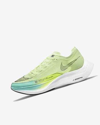 Nike ZoomX Vaporfly Next% 2 Løpesko Vei Dame Turkis Svarte | NO3212